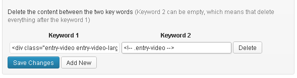 Use Two Keywords Filter Content